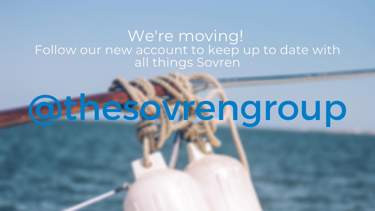 We're moving! Follow our new account to keep up to date with all things Sovren and the Nautical Academy <a href="/thesovrengroup/">SOVREN.Group</a>