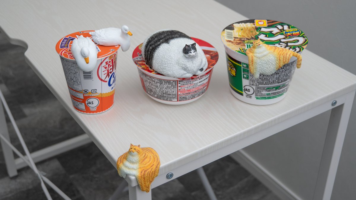 図らずも、これまでいくつも「カップ麺の蓋押さえるのに良さげなフィギュア」を作ってきてしまったわけだけど…
残念ながら普段あまり食べない。