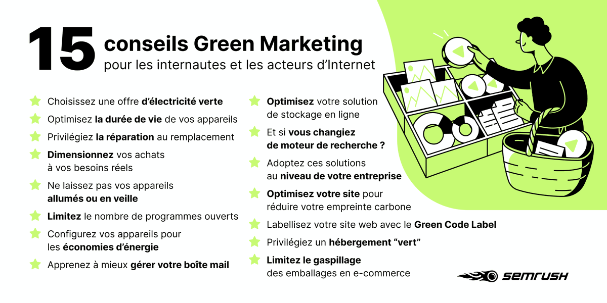 semrush_fr's tweet photo. 🍀 15 conseils #GreenMarketing pour les internautes 🍃

Découvrez les bons réflexes de l'internaute éco-responsable 👉 https://t.co/Du4oL4UQuE 

#DigitalMarketing #WebMarketing #Ecologie https://t.co/KXycyGWEHD