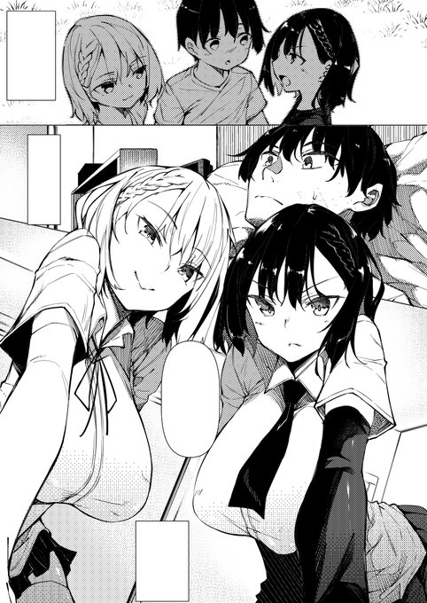 11月発売のホットミルクさんに双子サキュバスの漫画描かせていただきました! 