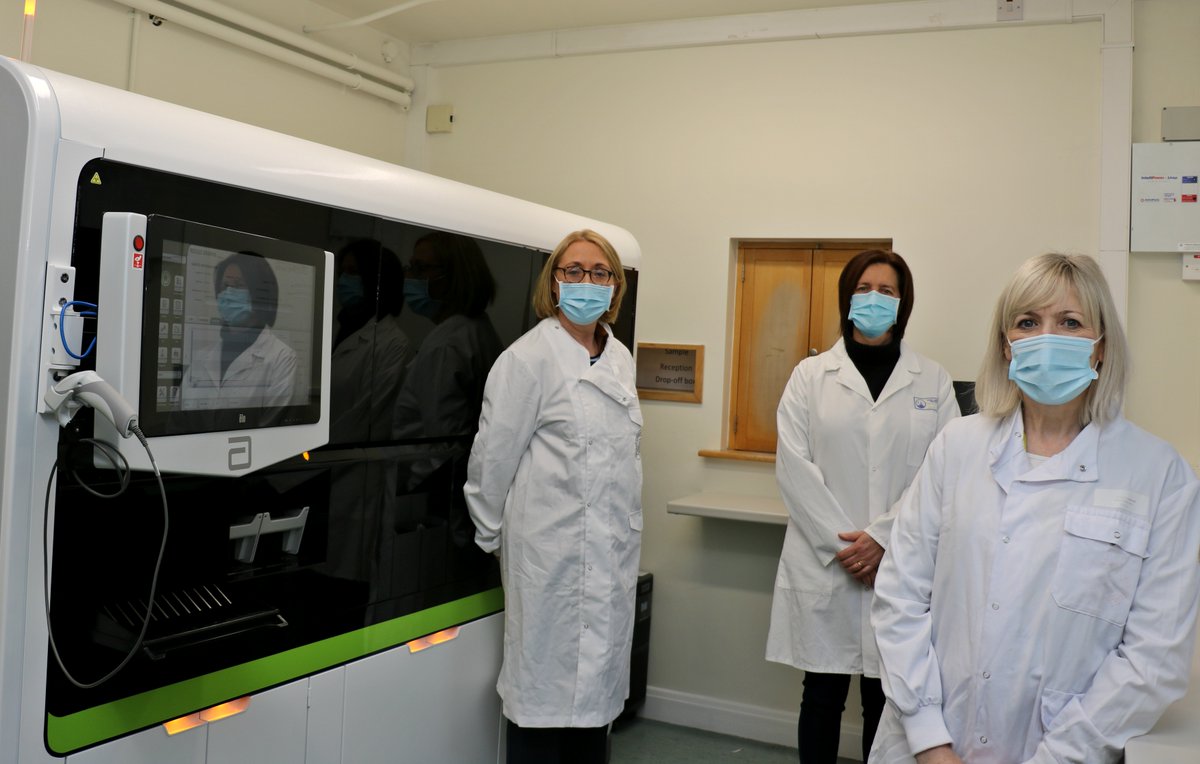 The laboratory at Galway University Hospitals has begun #COVID19 testing using new equipment that will allow for quicker test results and process up to 500 swabs from patients per day.

Read more here 👇
hospitalprofessionalnews.ie/2020/11/02/new…