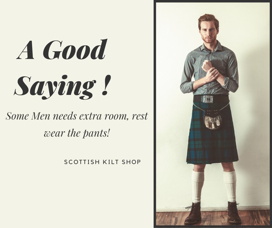 Scottish_kilt's tweet photo. "Some Men need extra room, rest wear the pants."
Shop Now: https://t.co/jBkGyB3FEP
#quotes #quote #quoteoftheday #kiltmaker #kiltmaking #kilts #meninkilts #sporrans #sporranmaker #leather #leatherworking #workshop #scottishkilt #madetomeasure #handmade #mensfashion https://t.co/NxFkfbtVpH