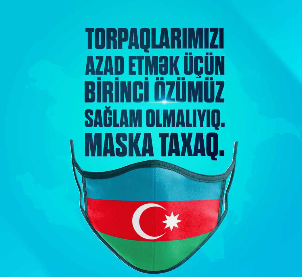 GunduzUluxan's tweet photo. 😷 🇦🇿🇹🇷
#KarabakhisAzerbaijan
#SABAH2020 https://t.co/oNcrTFdmPU