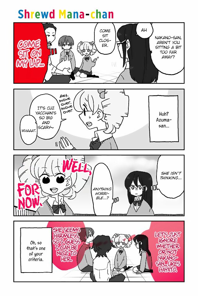 39. Mousou Telepathy - NOBEL. About a high school girl who can look into people's minds ( secretly ) but because of that, she finds out that the mind of the popular boy is full of wild fantasies about her. Slice of life comedy with slow burn romance of these hs students ? 
