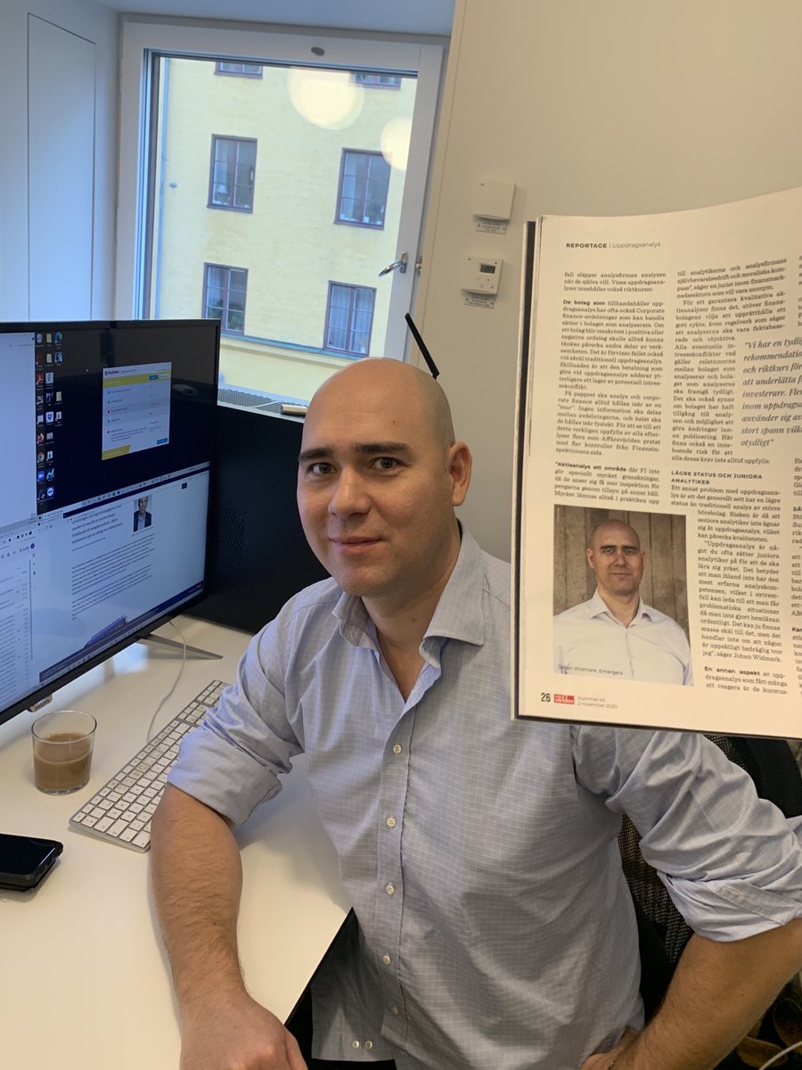 Så stolt över min bror ⁦@johan_emergers⁩ som nyligen startat ⁦@emergers_se⁩ och redan är omskriven i ⁦<a href="/AFV_magasin/">Affärsvärlden</a>⁩. Uppdragsanalys med journalistisk touch. 👏🏻😘