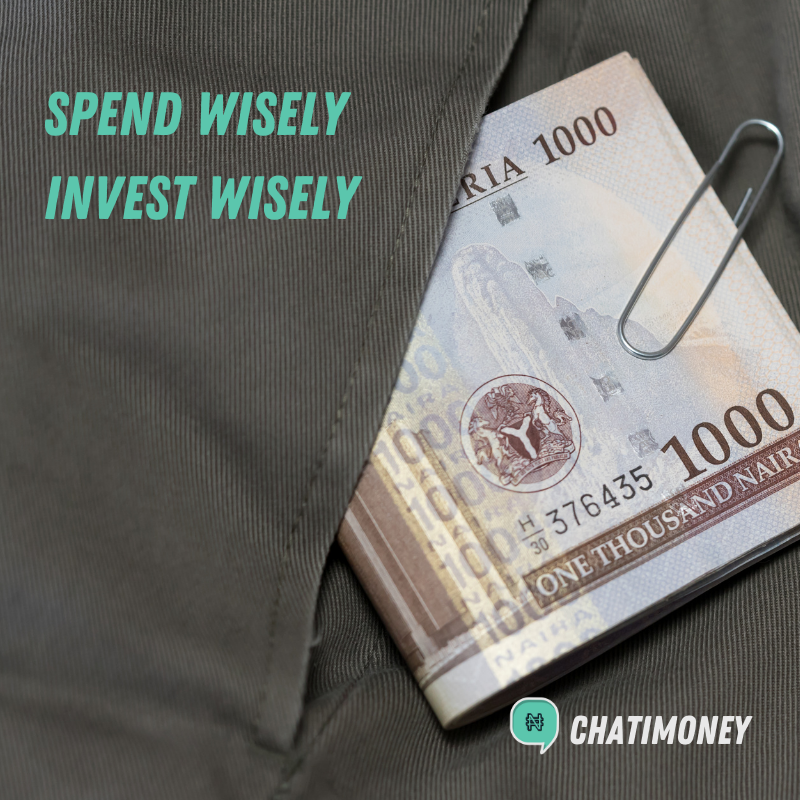 chatimoney's tweet photo. Spend Wisely, Invest Wisely. 💸 https://t.co/eMOsj9AtdV