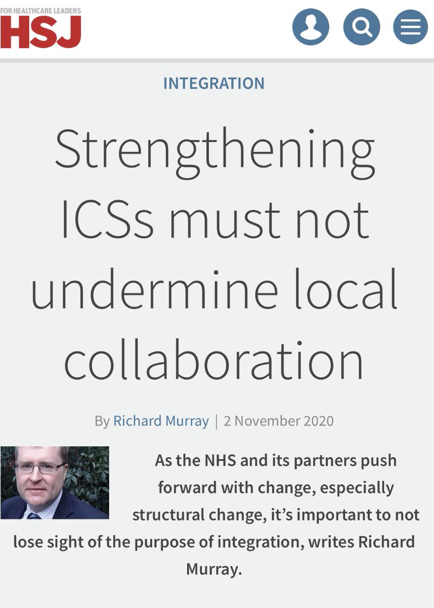 ethie_kong's tweet image. ⁦⁦@HSJnews⁩ Hear Hear Important message to all #ICS Strengthening ICSs must not undermine local collaboration - or stifle it #localvoice is essential ⁦@HealthierNWL⁩