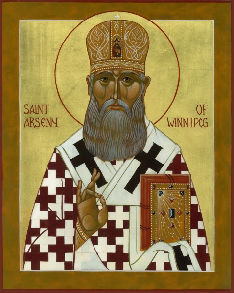 A few years after his tonsuring, he was recruited by St. Tikhon for service in America because his mastery of Slavonic languages & Russian dialects.Arriving in 1903, over the next two years he worked closely with St. Alexis Toth in evangelizing the Uniate populations.