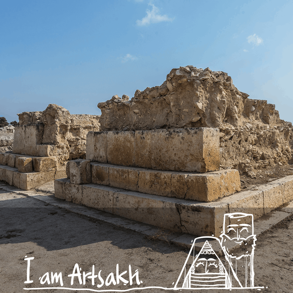 AmArtsakh's tweet photo. Tigranakert (in #Artsakh) is one of the many cities built by an Armenian King Tigran the Great, in the 80's B.C. 
The area is a heaven for archeology geeks as it is full of artifacts and ruins from both Armenia’s Hellenic and Christian eras. 

#ArtsakhIsLove #RecognizeArtsakh https://t.co/xlKkMNmRgT
