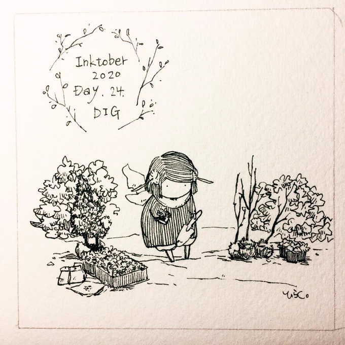 10/24: DIG

彼らの寝床を作らせてください。
Let me make a bed for them.

#inktober2020 #inktober2020day24 #Pavot #ペン画 