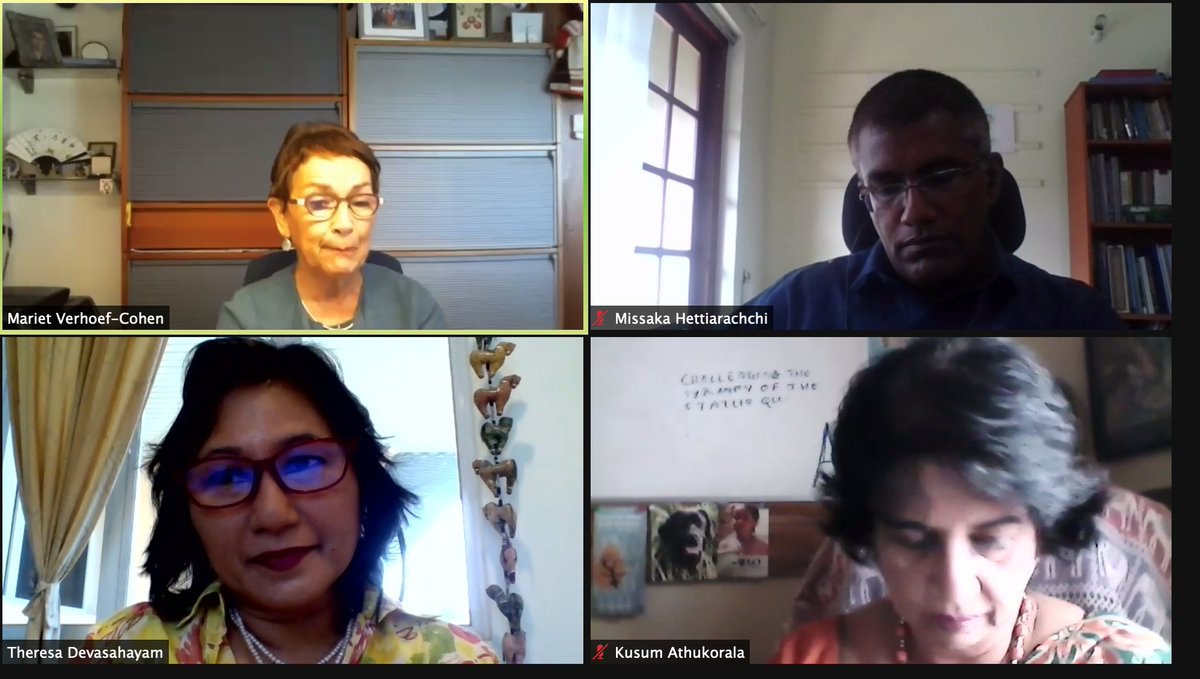 Happening Now - Final Day of Women, Water, Climate: Tackling the Challenges - <a href="/MarietCohen/">Mariet Verhoef-Cohen</a> introducing Synthesis of Sri Lankan Voice of Water Symposium - presented by Missaka Hettiarachchi #Changemakers