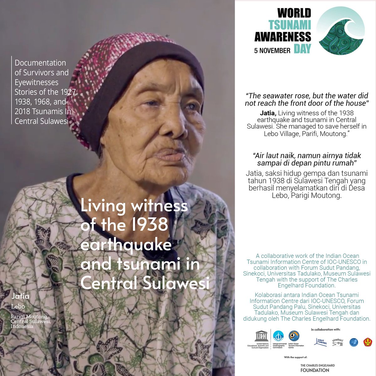 If you are at home and hear there is a tsunami warning, you should make sure your entire family is aware of the warning. Prepare a family emergency plan beforehand so that everyone knows what to do.