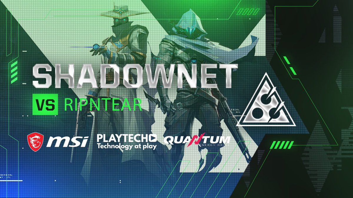 ShadownetGG's tweet photo. Round 7 of @LPL_Play's Valorant Evolution Series is about to kick off with Shadownet taking on #RipNTear...
๐๏ธ @TwoTapTony on the cast!
๐ด https://t.co/9hXH7MJ977
โก๏ธ @AustraliaMSI // @PlaytechNZ // @QNTM_NRG
#Assimilate #VALORANT #SNETWIN https://t.co/A5qZ86Jfhm