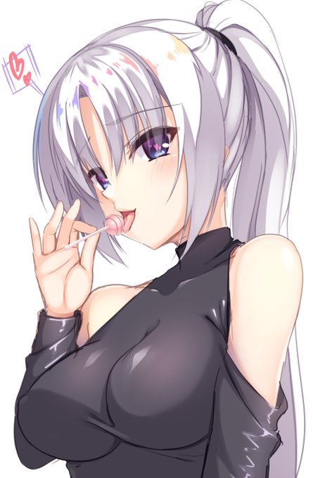 これはただチュッパチャップスを舐めているだけの悪い芳乃様です。 