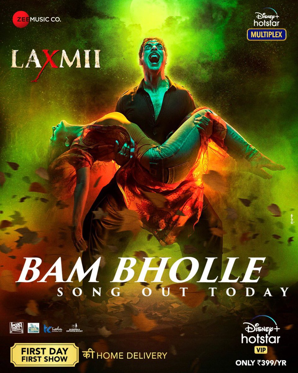 Aaj dikhega Laxmii ka ek aisa roop, jo aap ne na kabhi dekha, na socha hoga! 
Get ready to witness the most explosive song #BamBholle today! Launching soon!

#FoxStarStudios #DisneyPlusHotstarMultiplex #YehDiwaliLaxmiiWali
@advani_kiara @offl_Lawrence @Shabinaa_Ent @TusshKapoor