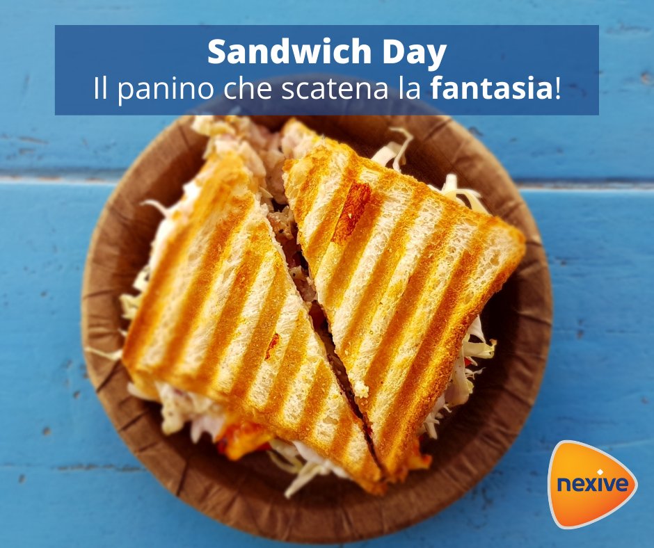 Oggi si celebra l'invenzione di uno dei pasti più versatili. 
Due fette di pane e...tu cosa ci metteresti? 

In questo periodo in cui siamo più "casalinghi" sfidiamo i nostri familiari preparando il sandwich più originale...chi vincerà la sfida?
