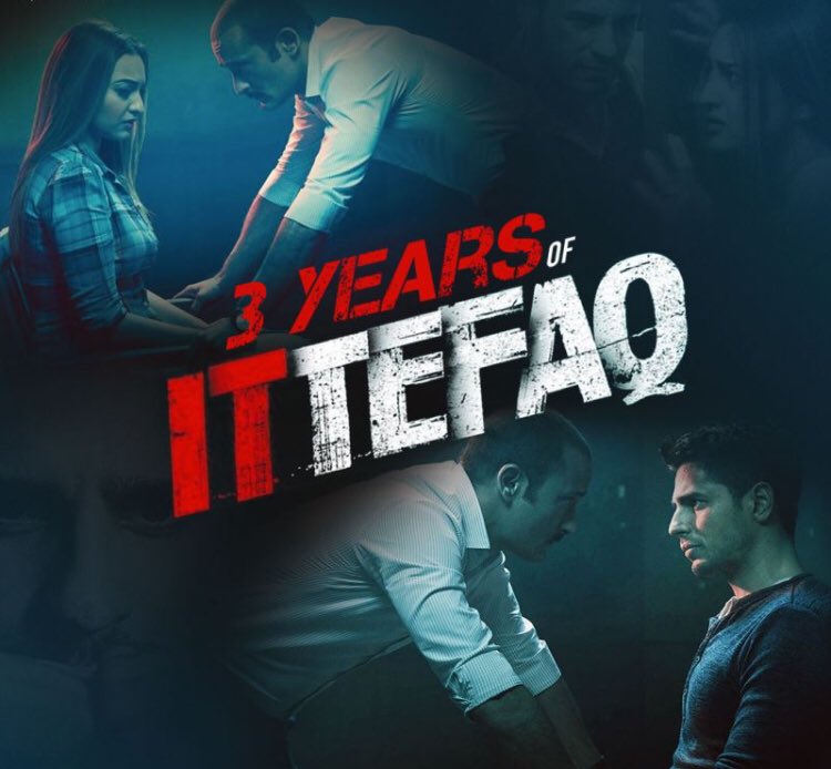 ashiyashaik12j1's tweet photo. An intriguing tale that’ll keep you guessing till the credits start rolling. Celebrating #3YearsOfIttefaq!
#SidharthMalhotra #SonakshiSinha #AkshayeKhanna #AbhayChopra #KaranJohar #ShahRukhKhan #GauriKhan #JunoChopra #ApoorvaMehta #GauravVerma #RedChilliesEntertainment #BRStudio https://t.co/qBY1p2NYYN