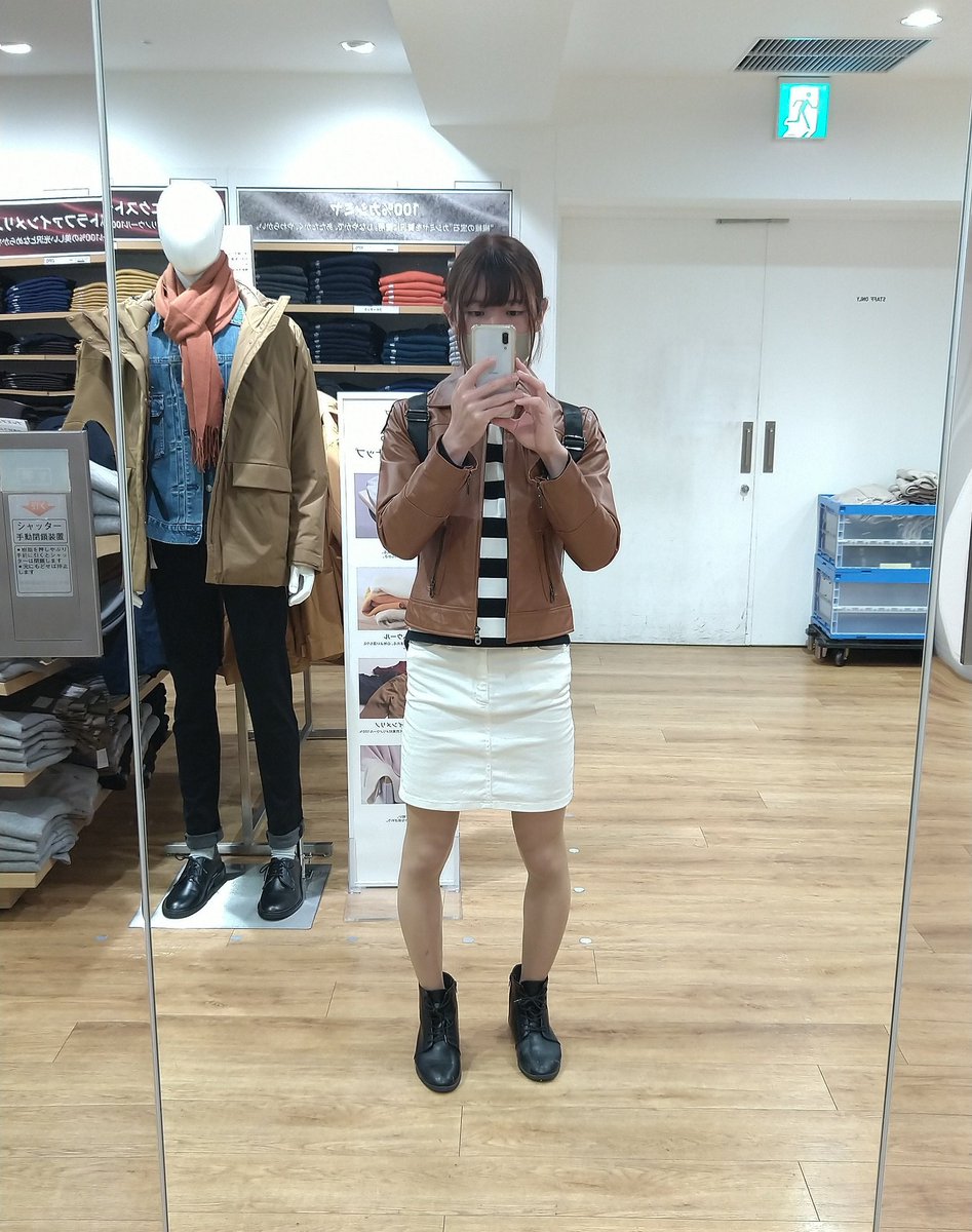 男の娘 K太 ヤッホー ミニスカでお出かけしたよ ˊo ᴗ 好きな服 好きなファッションで自由にお出掛け出来るって幸せ 男の娘 女装 Mtf