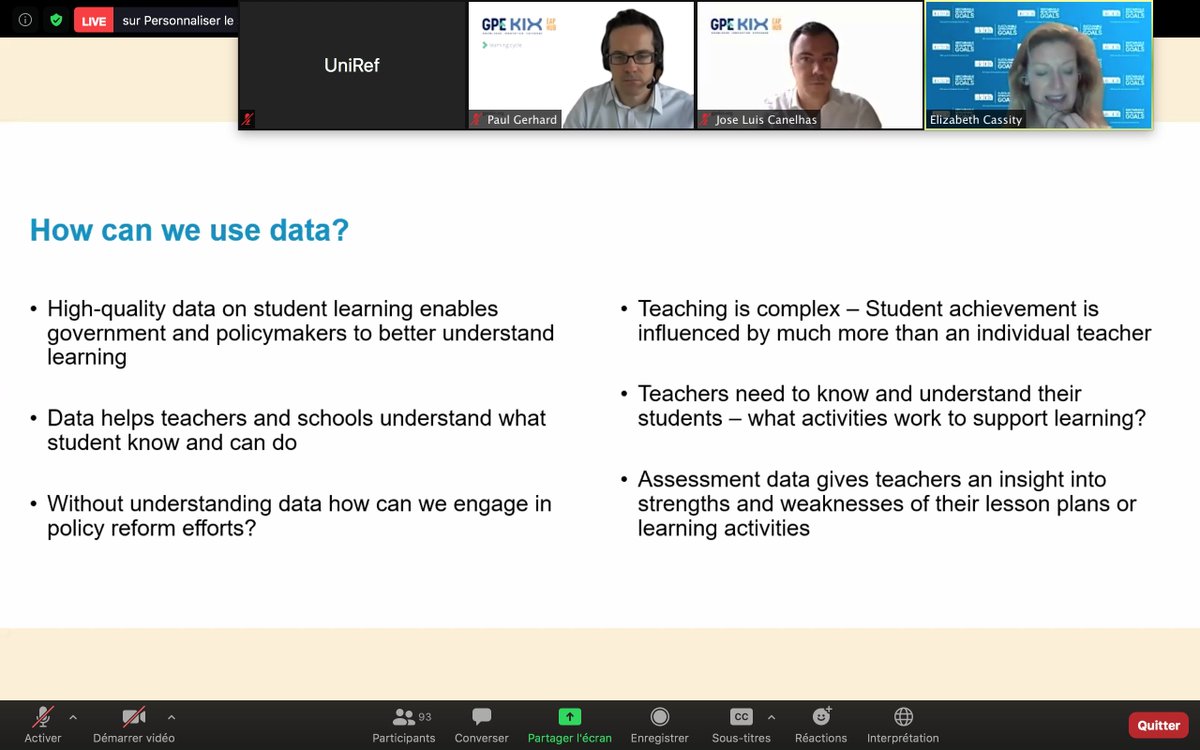 UniRef_CH's tweet image. #Empowereducation
What is learning and how do you measure it? How can we use Data?
webinar #learningdata
Using data to improve learning: Engaging with policy and reform with @acereduau and @Norrag
Thank you @Norrag!UniRef is always pleased to take part of insightful webinars!