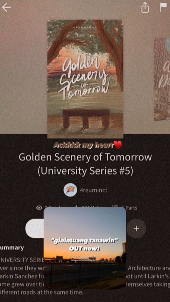 katenrmr's tweet photo. Na Lss na ata ako sa kantang to myghadd it’s so perfect congrats ate @gwyomi♥️♥️♥️ #UniversitySeries5 #ViArkinFirstTake #GSTFirstSunrise @4reuminct https://t.co/IQq2PqJuOx