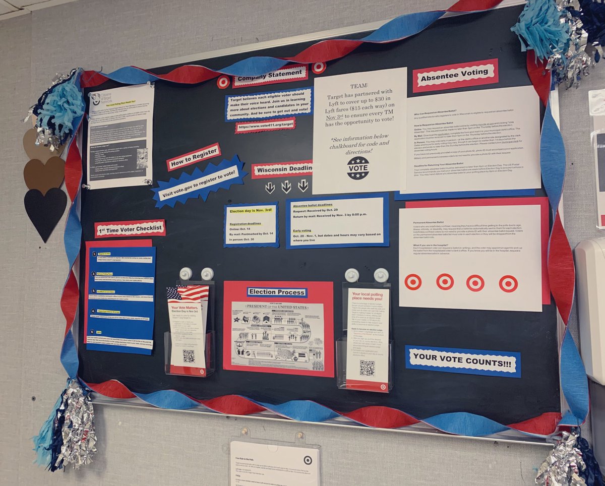 Making sure our team knows how to vote! And thanking them with “I voted” cookies! #betterthanasticker 🇺🇸🎯🇺🇸 <a href="/laurachartrand9/">Laura Chartrand</a> <a href="/ItahizaT/">Itahiza Tamez</a>