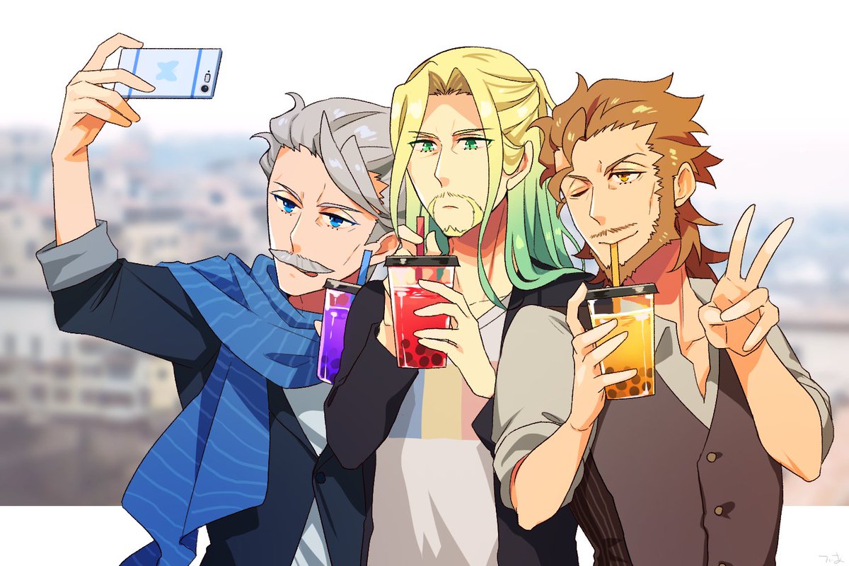 いいおっさんの日か おっさんは常に良いぞ てぃあ 原稿の漫画