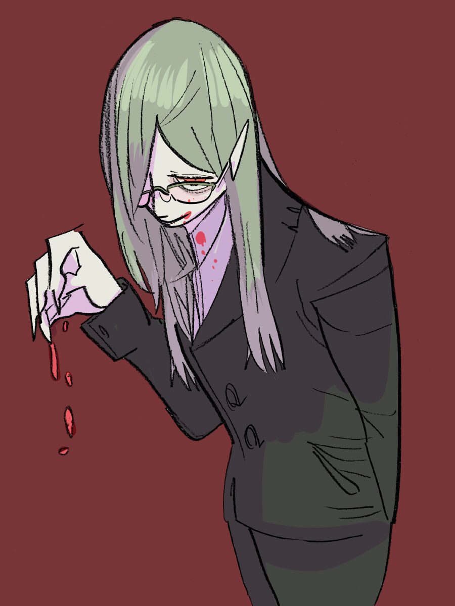 円杵 櫻マニラ 吸血鬼の図です 最近の漫画とかだと日光平気だとかニンニク平気とかのセオリー背負い投げ的な吸血鬼が沢山いますが 個人的にはやっぱり日光で消え去っていく伝統タイプが好きですね あとソウルイーターのモスキート戦は特に好き