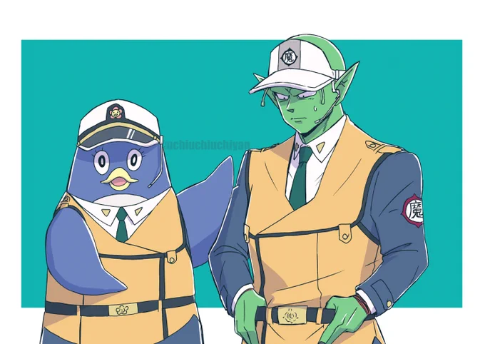 特車二課の「ぴっころ(ピッコロ)」さん
ピッコロ「孫みたいな色で居心地が悪い…」
ぴっころ「命令に従わなければ、どんぴょんするわよ!」 