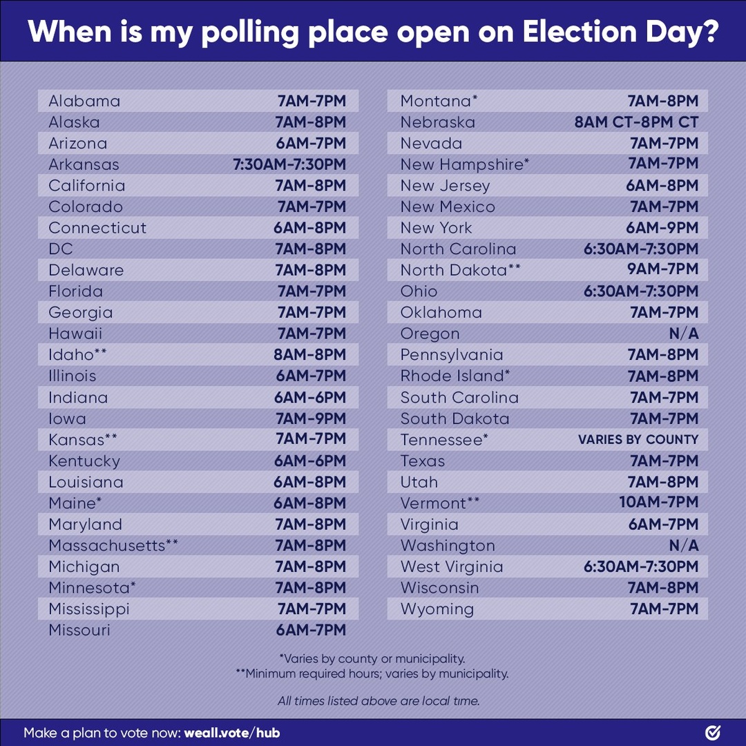 SLSVCoalition's tweet photo. Good morning! 🌞 Have you voted yet? 

If you can, plan to vote in the morning to prevent long lines at your polling place this evening. #ElectionDay https://t.co/agYqUeozg9
