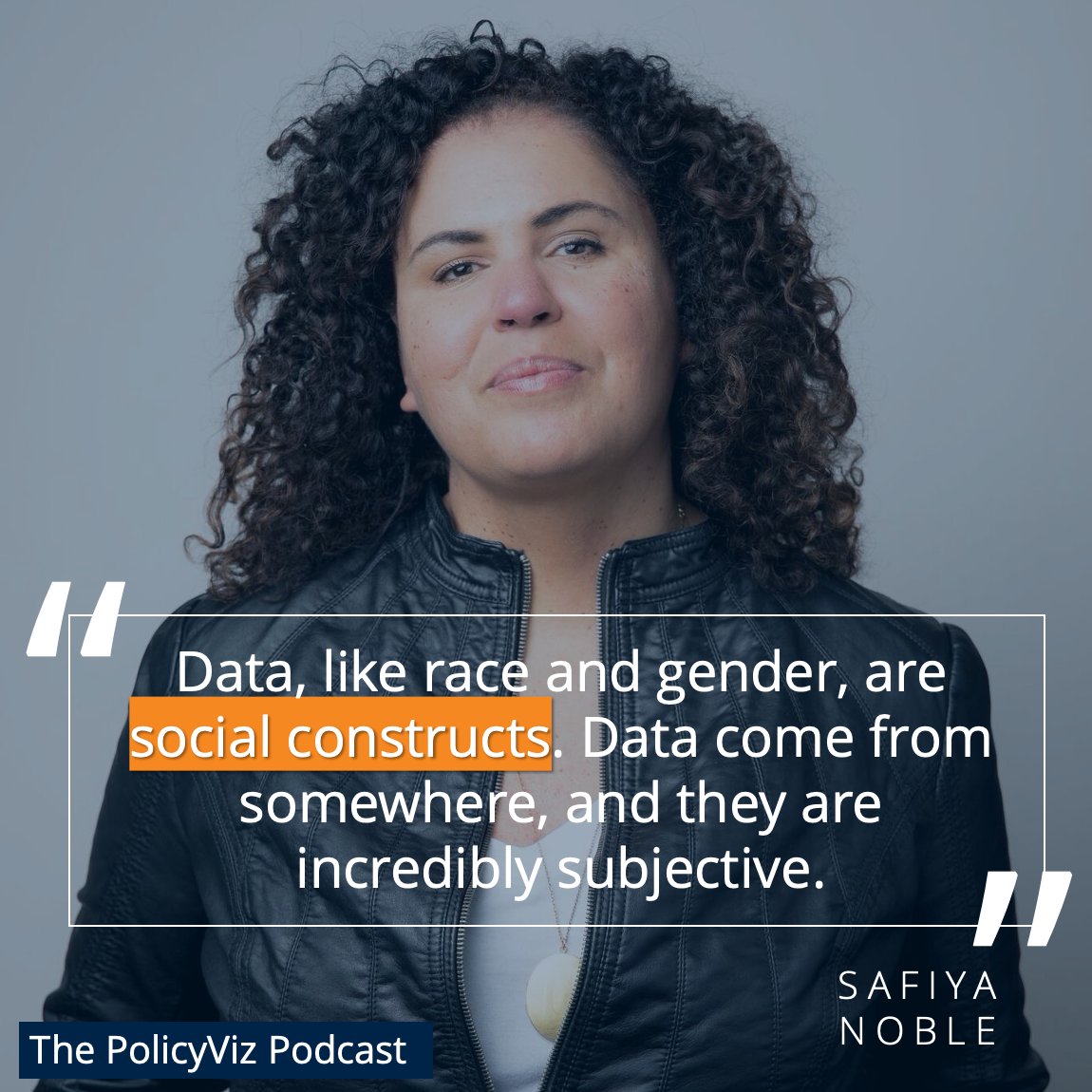 New #PolicyVizPodcast episode with @safiyanoble, author of "Algorithms of Oppression" where we talk about the intersection of race and technology. | policyviz.com/podcast/episod…