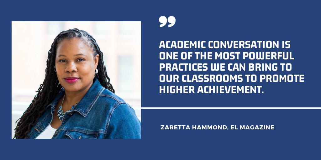 ELmagazine's tweet image. &quot;@john_hattie&apos;s research confirms what I learned by direct experience: Academic conversation is one of the most powerful practices we can bring to our classrooms to promote higher achievement.&quot; —Zaretta Hammond @Ready4rigor

Power of Protocols for Equity: bit.ly/2JEWrNb