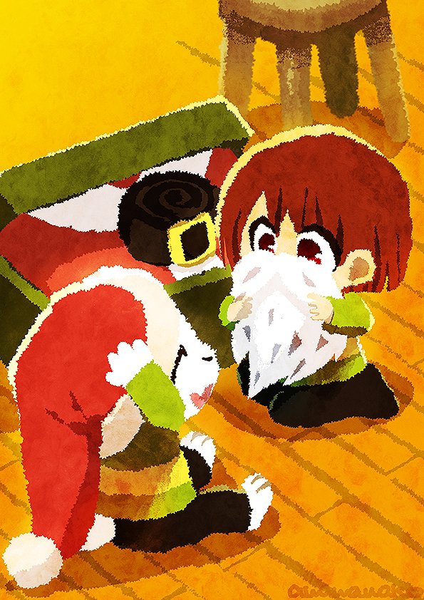 Wawako 赤い服が入った箱