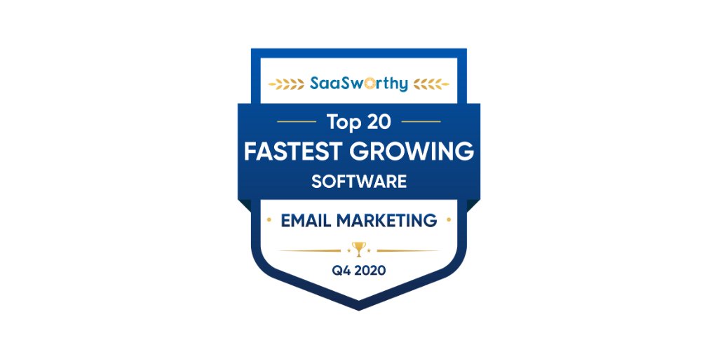 saasworthy's tweet photo. SaaSworthy ranks EmailOctopus as the Fastest Growing Software in Email Marketing.
https://t.co/VrrnSH5rbq
Well done team @emailoctopus!
#saasworthy #EmailOctopus #awards #emailmarketing #saas https://t.co/Ht4o6imSwU