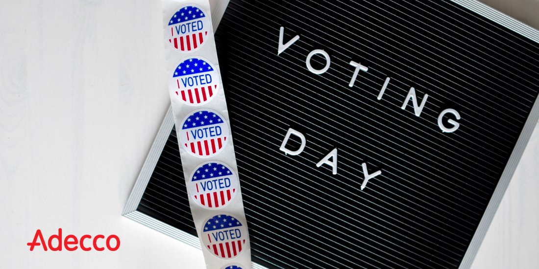 AdeccoUSA's tweet photo. #ElectionDay2020 Voting is how to have your voice heard on issues that matter the most to you.
No matter what's decided today, some things will remain the same. If you need to hire great folks or get back to work, connect with us.#Adecco #PuttingAmericaBackToWork #Jobs #apply https://t.co/ICfpcQ8Lmc