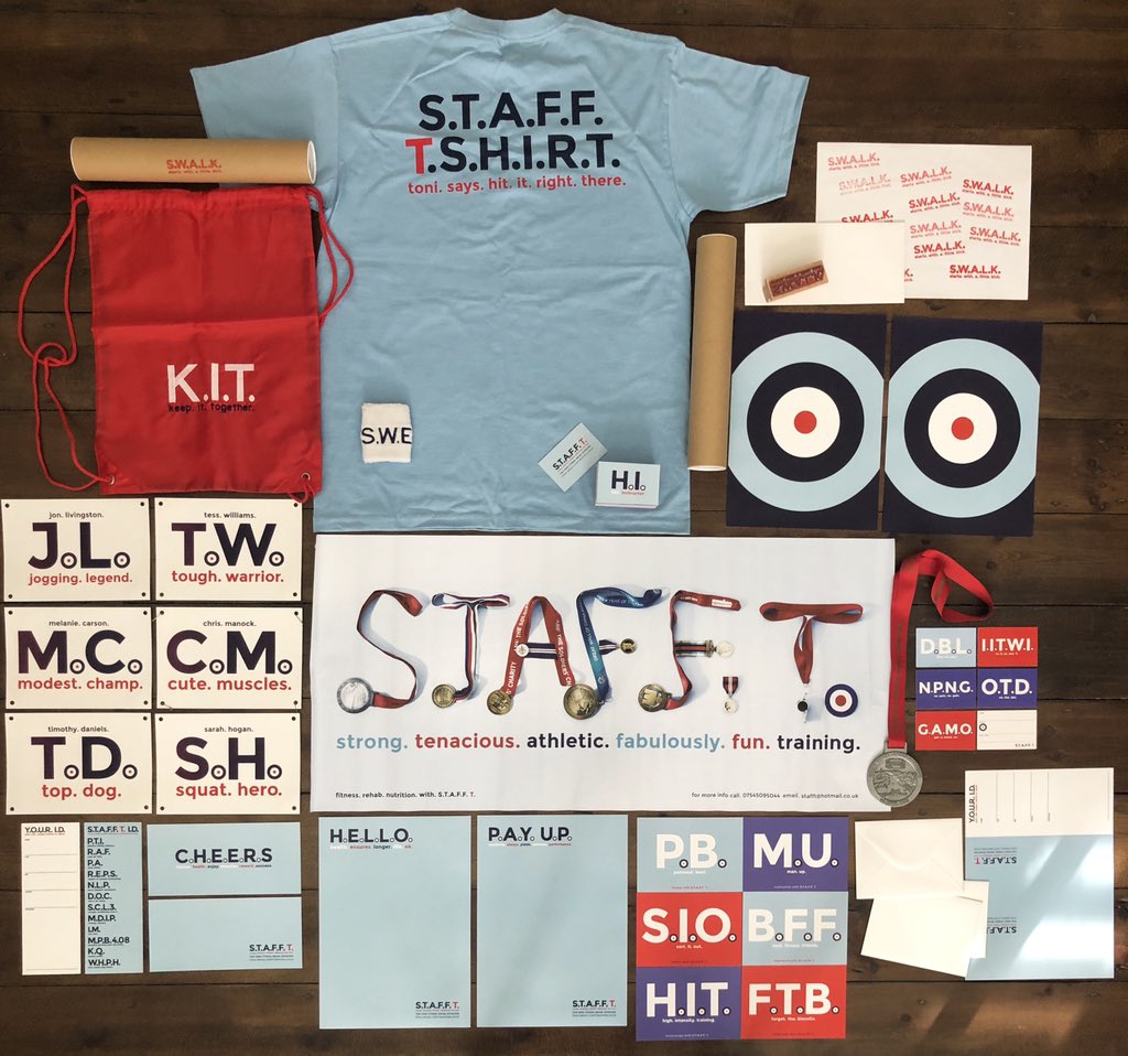 ahstudio724's tweet photo. S.T.A.F.F. T. 
#pti #military #identity #branding #comms #promotion #positioning #brandcreation #workharderplayharder 💪🏻👊🏻 #afterhours #work #archives #sortout #lockdown https://t.co/k4FbRw9FeD