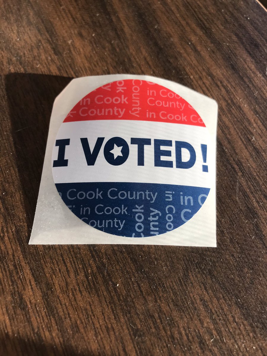Knightmachy's tweet photo. Voted with a family member this morning. Stay safe.

Our site had a capacity limit, floors marked 6 ft, hand sanitizer, and someone wiping the stations between use. Be prepared to handle your ID, their pen, touchscreen/ballot, and carry the printed ballot to an elec judge. #VOTE https://t.co/FYPKQ7WtvT