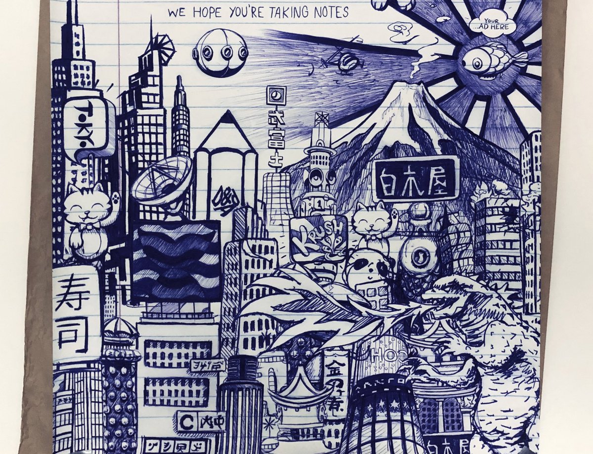 ahstudio724's tweet photo. D&amp;Ad President Lectures Series! We hope you’re taking notes... 
#promotion #posters #campaign #series #illustration #biro #doodles #lectures #notes #students 
#2015 #afterhours #work #archives #tidyup #lockdown  @d_and_ad https://t.co/eoIiVQho57