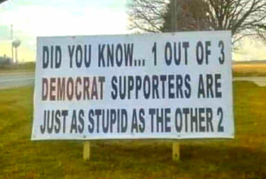 mikandynothem's tweet photo. Have you seen the latest polling numbers?
1 out of 3 Democrat supporters are just as stupid as the other two.
Now that poll actually makes some sense!
Today is the day! 
Go vote! 
#MAGA #Election2020 #ElectionDay #Elections2020 #Vote2020 https://t.co/AjVhgN9CBX