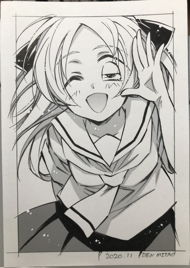 【アナログ原稿制作過程②】久々のフルアナログ、わかったことはクリスタって楽だなってこと。アナログは超大変!でもアナログ生原稿には何ものにも代え難い魅力があるよね。 