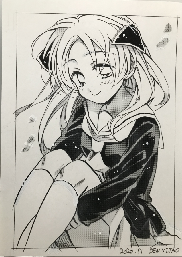 【アナログ原稿制作過程②】久々のフルアナログ、わかったことはクリスタって楽だなってこと。アナログは超大変!でもアナログ生原稿には何ものにも代え難い魅力があるよね。 