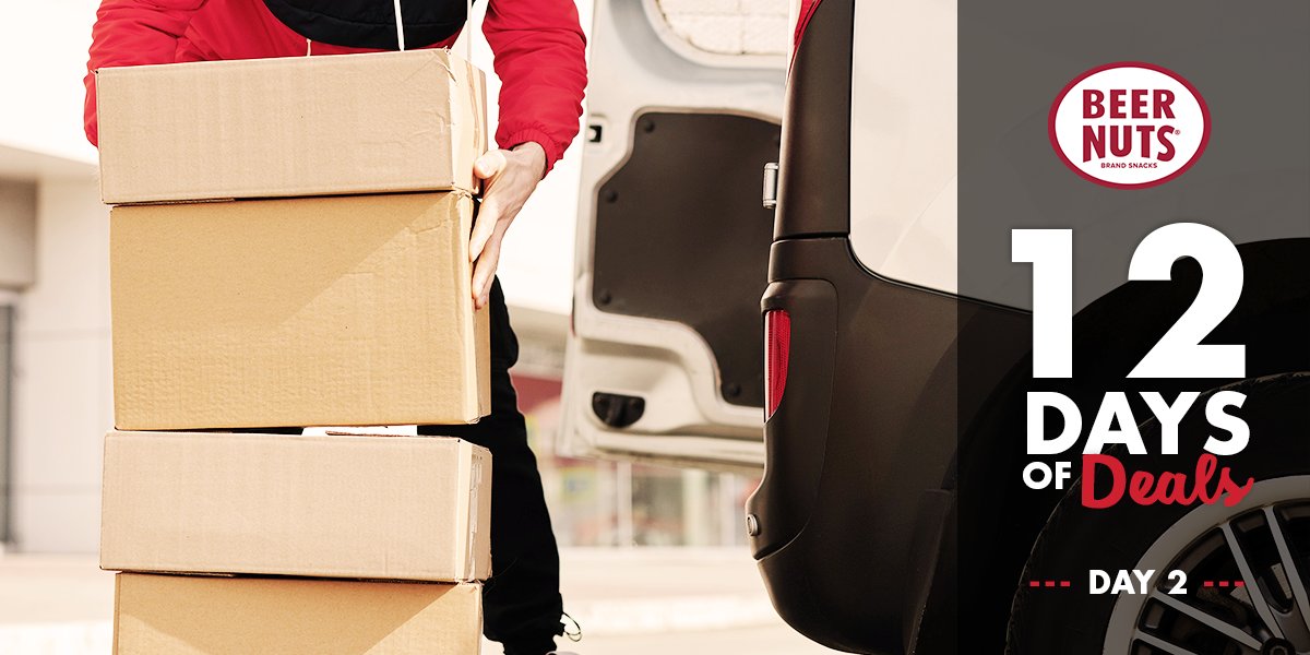 Hoping to ship a few snacks this holiday season? Today's deal is just for YOU! 👏 

We're reducing our FREE SHIPPING to all orders over $25 (normally $40) until 11:59 PM CST tonight! Maybe you should send that gift to mom and dad this year. 😉 

SHOP: beernuts.com/collections