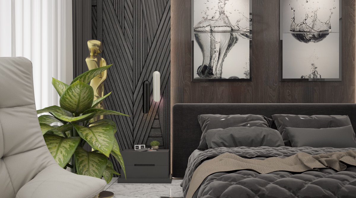 iam_hayor's tweet photo. Bedroom Interior Composition Rendered by yours truly ..Please help retweet🙏🏼...Thanks🤗🙂

#Vray #vrayfor3dsmax https://t.co/01zMq21D4x
