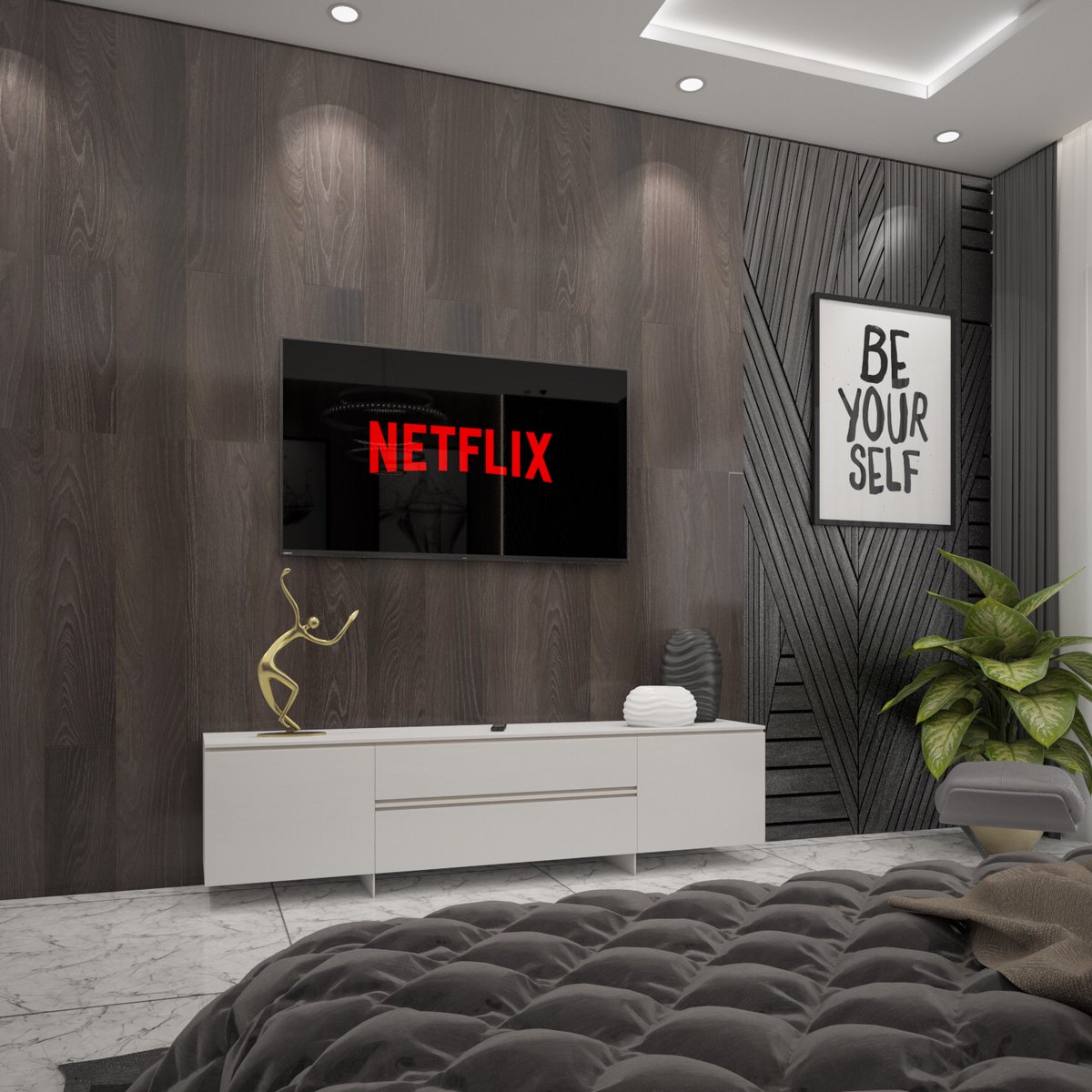 iam_hayor's tweet photo. Bedroom Interior Composition Rendered by yours truly ..Please help retweet🙏🏼...Thanks🤗🙂

#Vray #vrayfor3dsmax https://t.co/01zMq21D4x