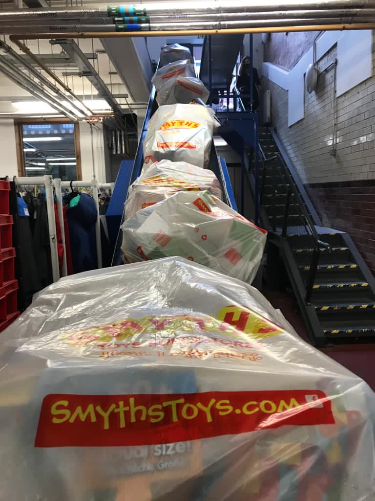 WoodSt_Mission's tweet photo. What an incredible haul of Christmas goodies from the generous folk over @TopQuoteInsure.  Huge thanks to Guy and the whole team for their ongoing kindness and support #WoodStXmas #Manchester #Salford #Poverty https://t.co/3FgFYIe1rp
