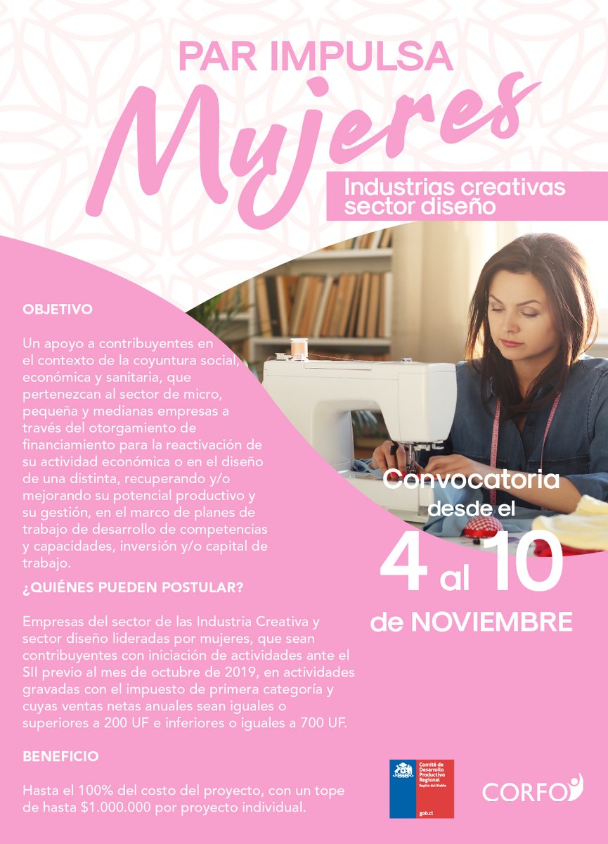fomentobiobio's tweet image. ¡¡¡Atención Mujeres emprendedoras de Bíobio!!! 💪💪🇨🇱🇨🇱
