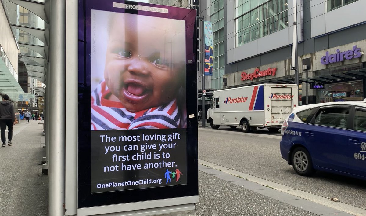 GarnettGenuis's tweet image. Some people posted a racist ad in Vancouver telling everyone to have only 1 or no children. I responded with an ad featuring my children, saying essentially that children are wonderful. @HedyFry complained about the second ad, but not the first. #partisanpolitics #cdnpoli