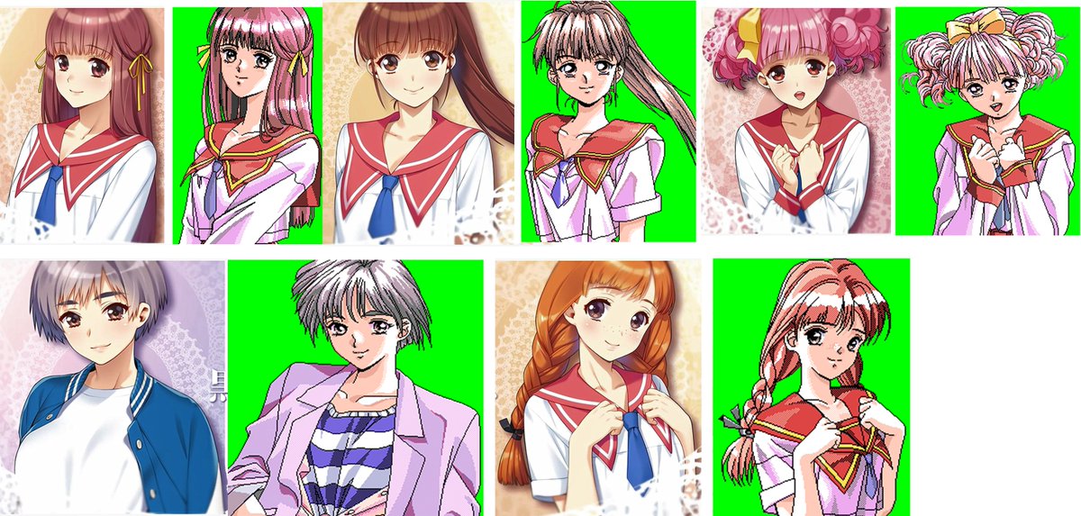 同級生キャラクター設定 同級生キャラクター設定 Z/X Code reunion」新入生最強のランクA