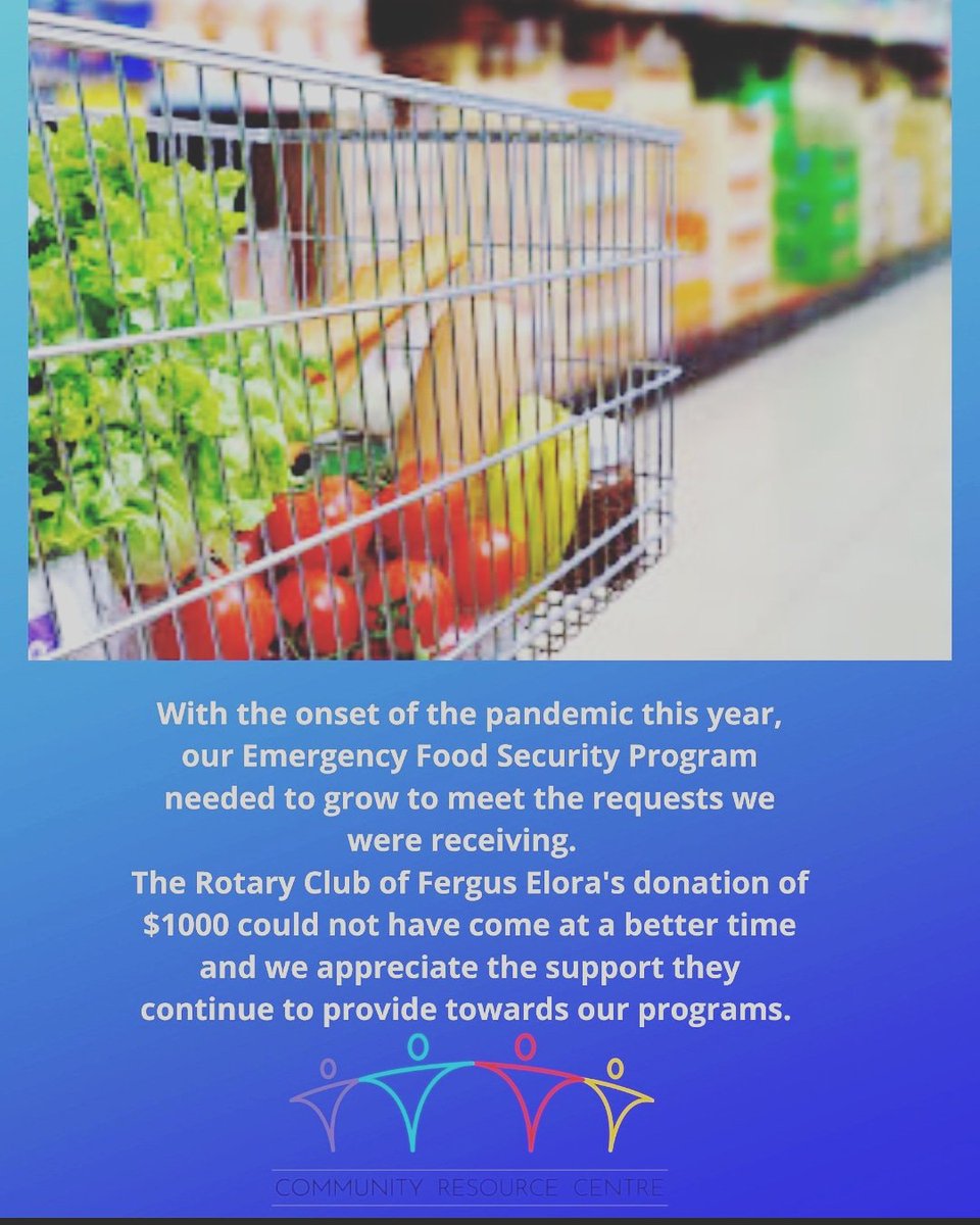 OurCRC's tweet photo. Thank you @rotaryclubferguselora for your continued support!  #communitysupport https://t.co/UeHtbAMtXQ