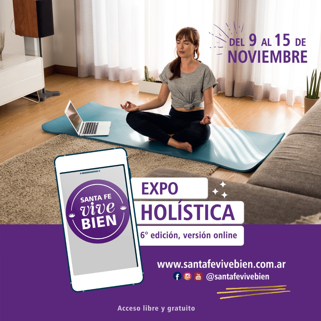 santafevivebien's tweet photo. Bienvenidos a #Santafevivebien #ExpoHolistica en su 6ta edición versión online!
Todavía podes sumarte con tu proyecto!
En https://t.co/ZA3b0I6Grd está toda la info!

#calidaddevida #emprendimiento #holistico #salud #bienestar #armonia #terapias https://t.co/hIiCfpwbfL