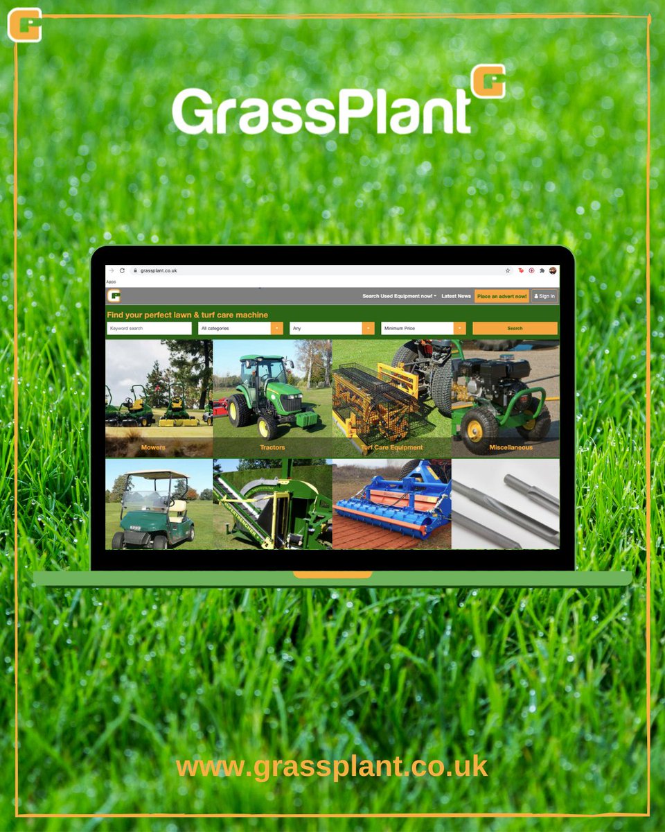 When was the last time you checked out our website?💻

We're updating the Grassplant site weekly, with new-in machinery ready to buy or hire!

Optimised for computer, tablet and mobile use, meaning that you can browse the latest kit in the comfort of your own home or on the go.💥